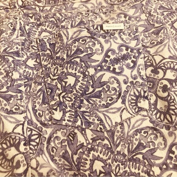 White House Black Market Patterned Pants - Picture 8 of 9
